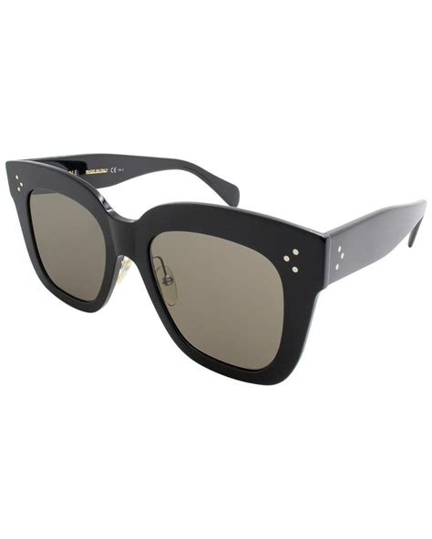 celine 41444 sunglasses black|CELINE Acetate Kim Sunglasses CL 41444/S Black.